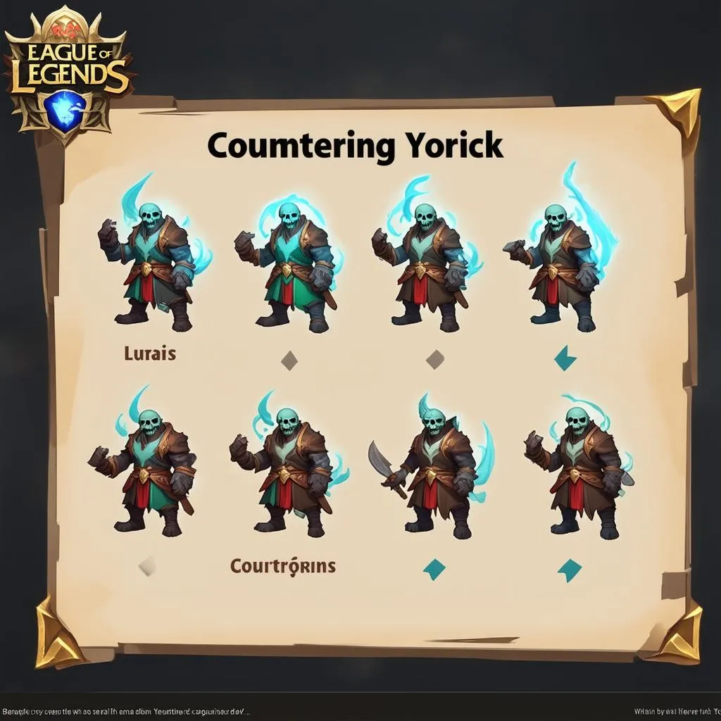 Hướng dẫn khắc chế Yorick