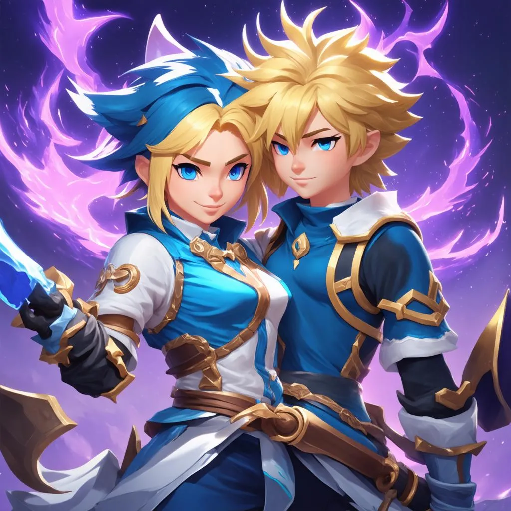 Yuumi and Ezreal