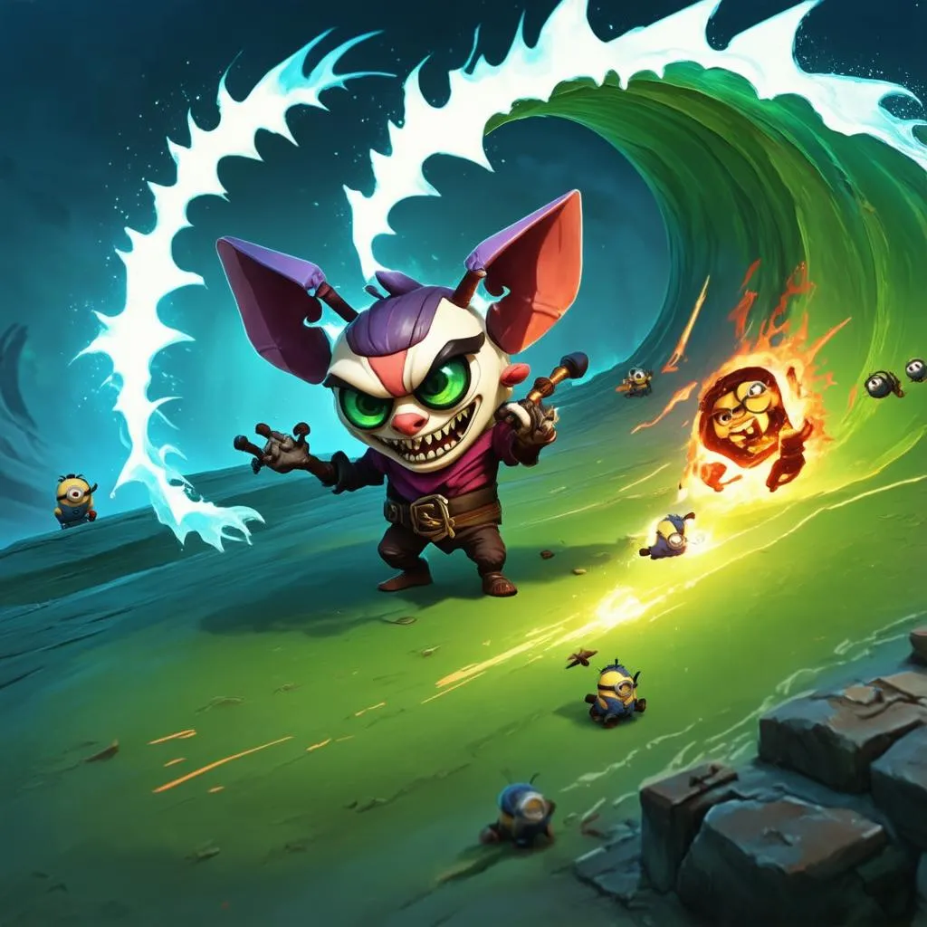 Ziggs sử dụng kỹ năng