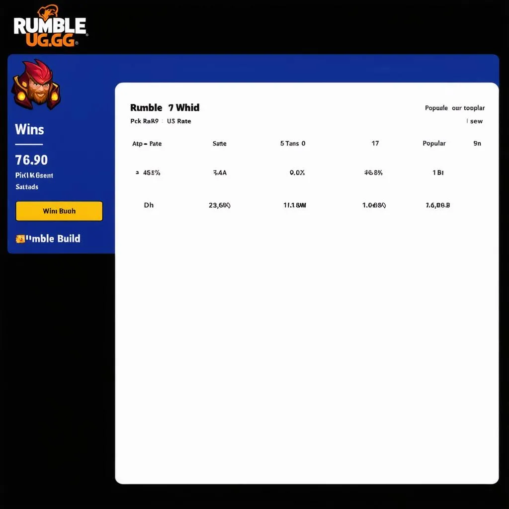 Rumble U.GG - Dữ liệu