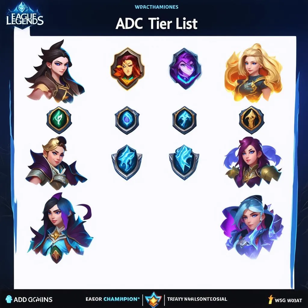 Bảng xếp hạng ADC League of Legends 2023