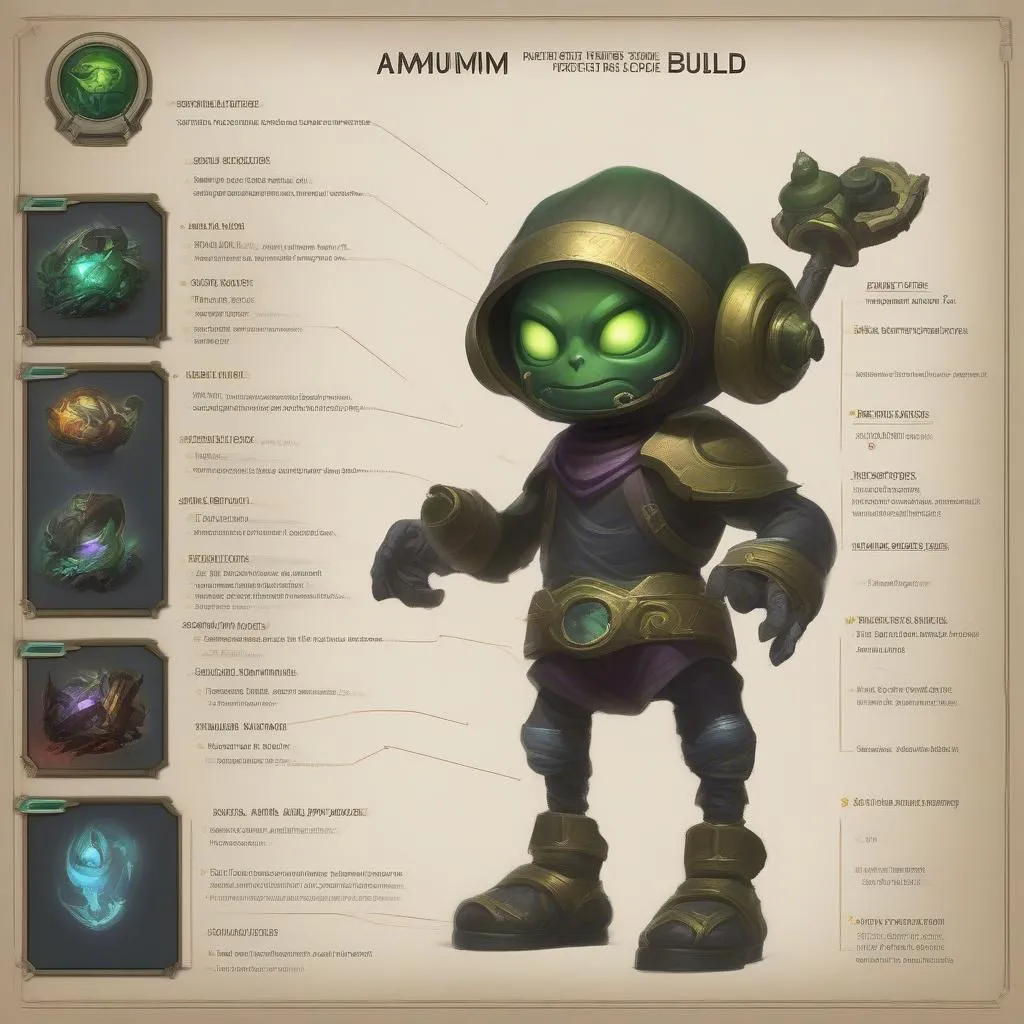 Amumu Support Build - Trang Bị Cận Cảnh