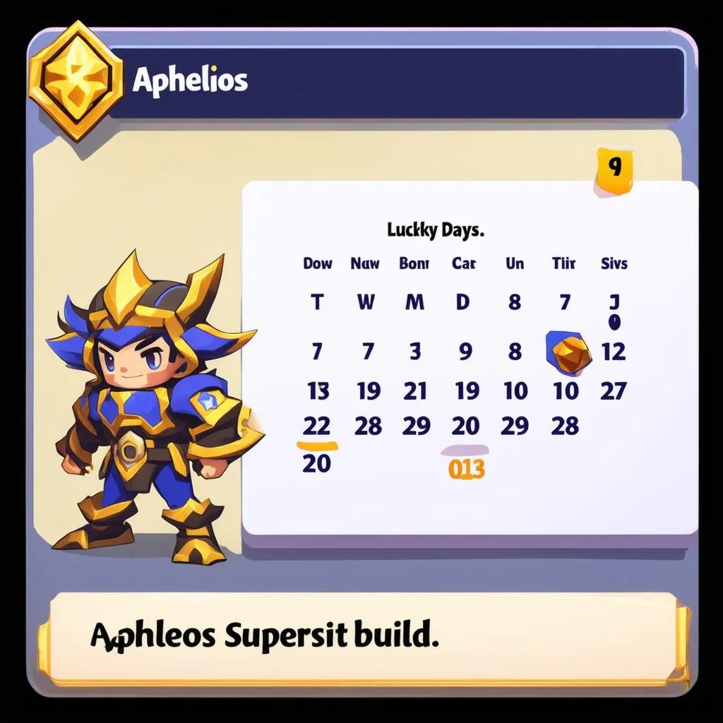 Aphelios build lucky day