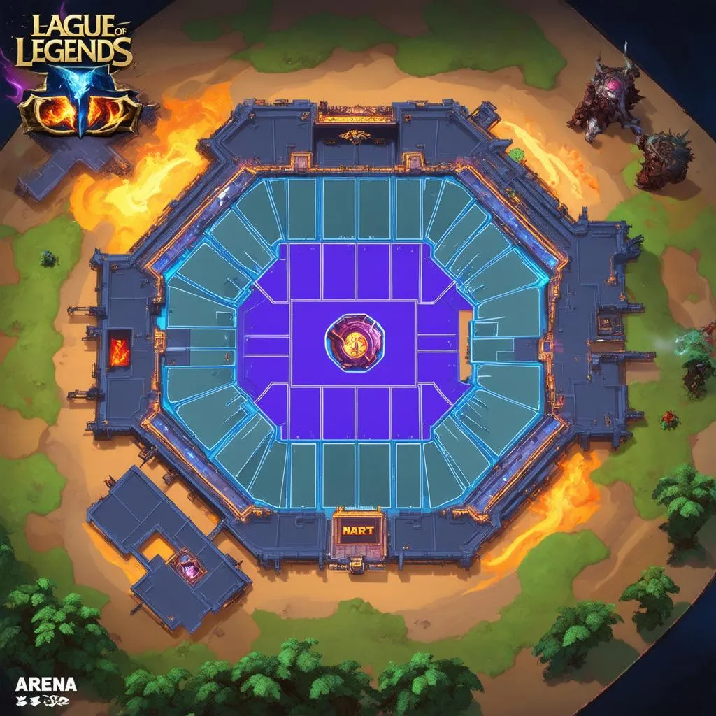 League of Legends Arena Map