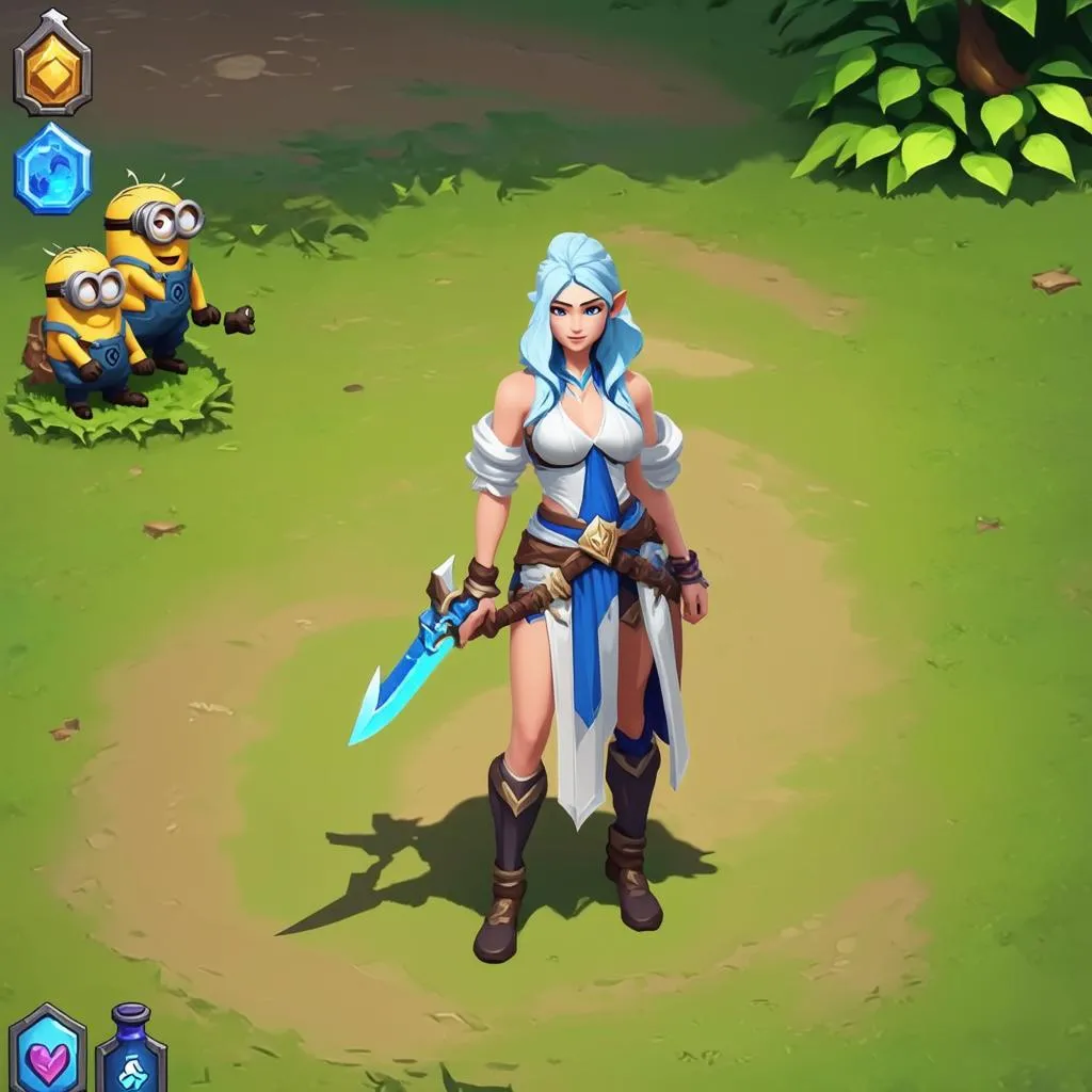 Ashe build giai đoạn đầu game