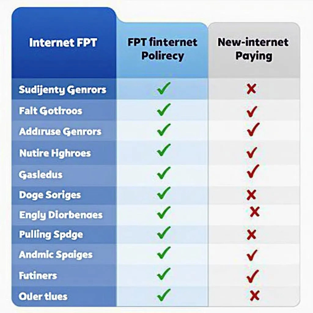 Bảng giá internet FPT