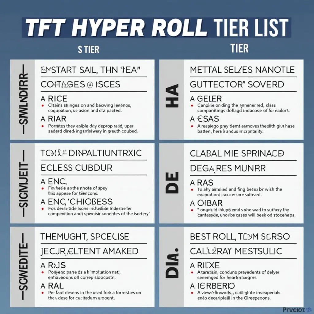 TFT Hyper Roll Tiers: Bí Kíp Leo Rank Thần Tốc Cho Game Thủ Bận Rộn