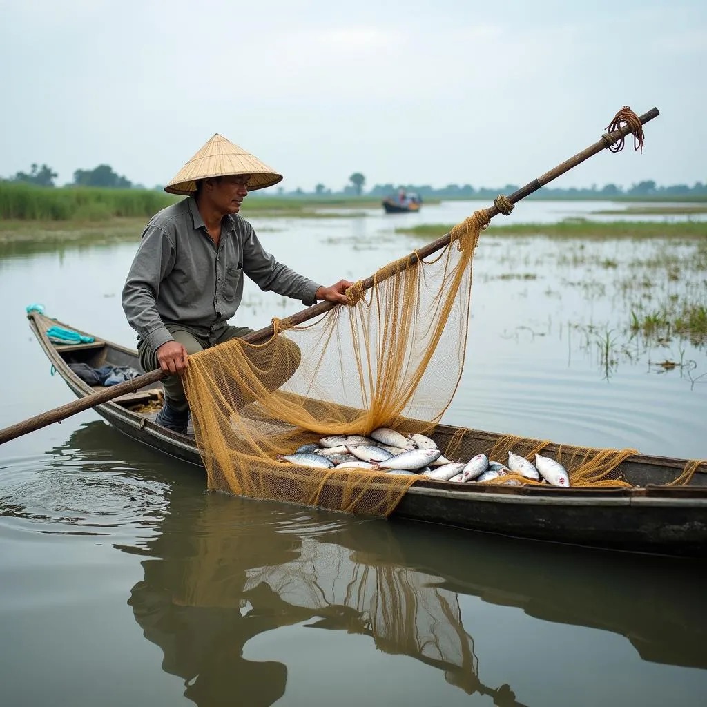 Xem bắt cá miền Tây: Lạc vào mê cung sông nước và nét văn hóa độc đáo