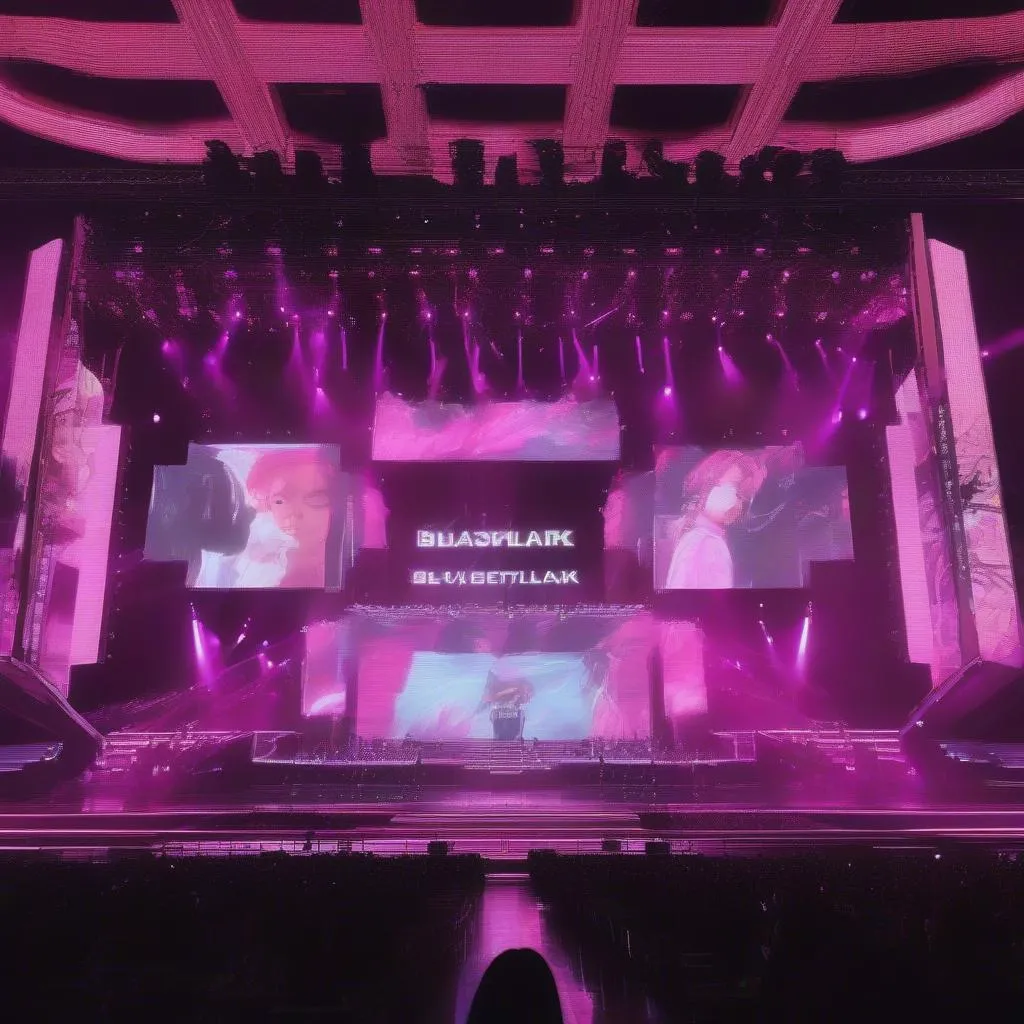 Blackpink concert stage