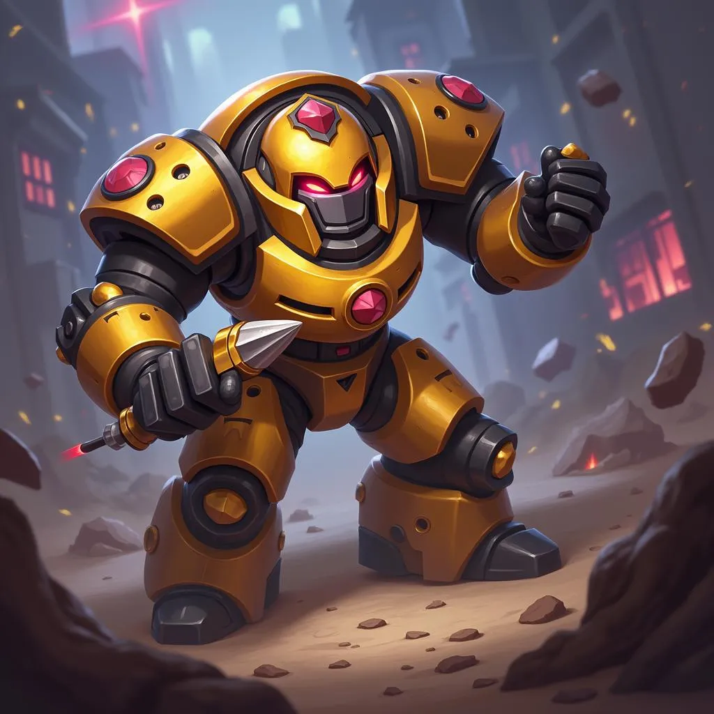 Blitzcrank sử dụng Tóm Nắm Sắt kéo kẻ địch