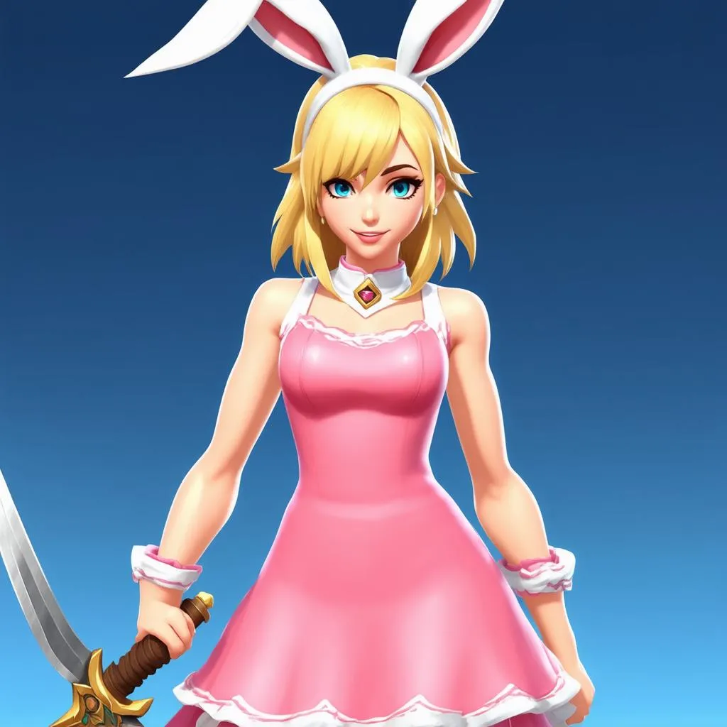 Nhân vật Blondbunny trong game