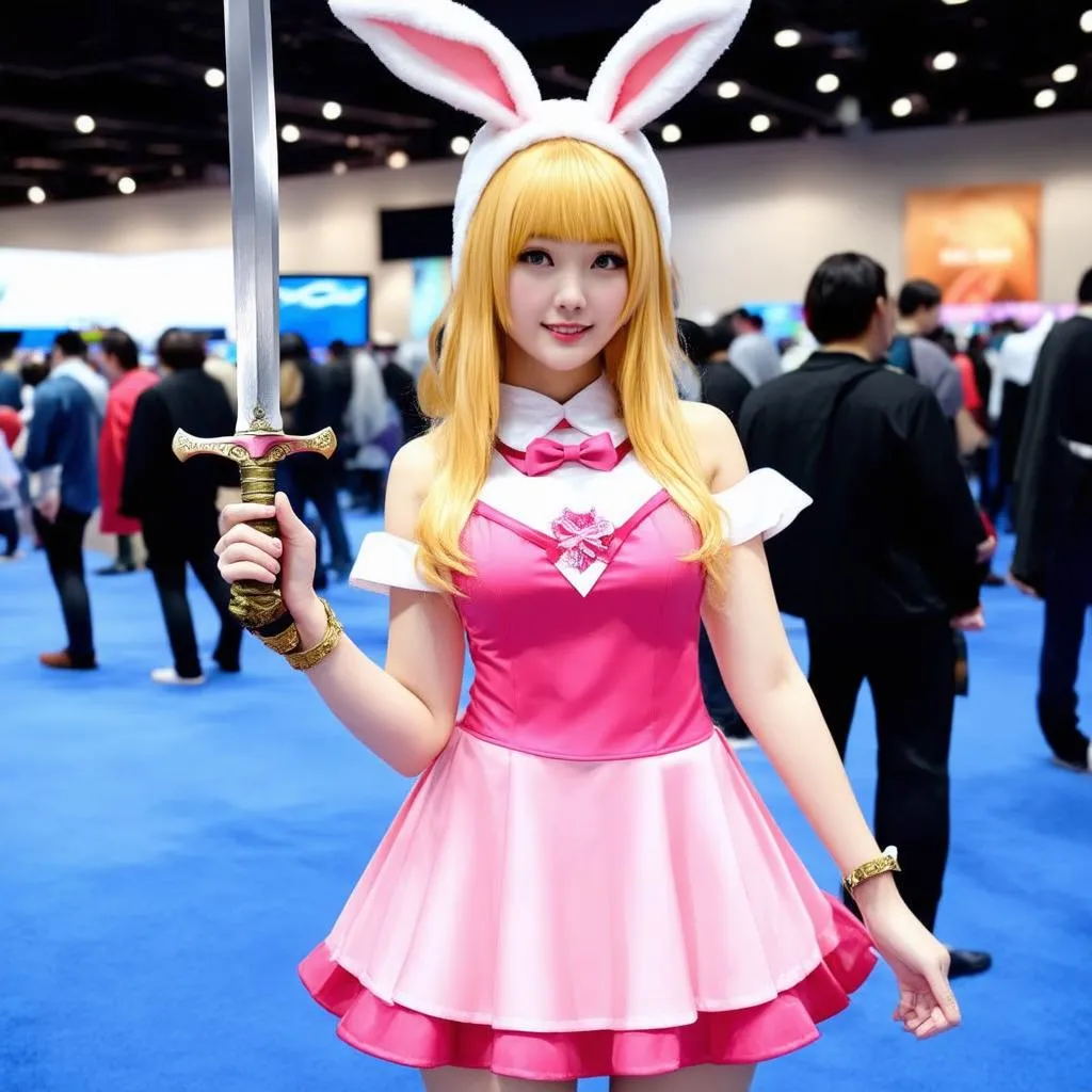 Blondbunny cosplay