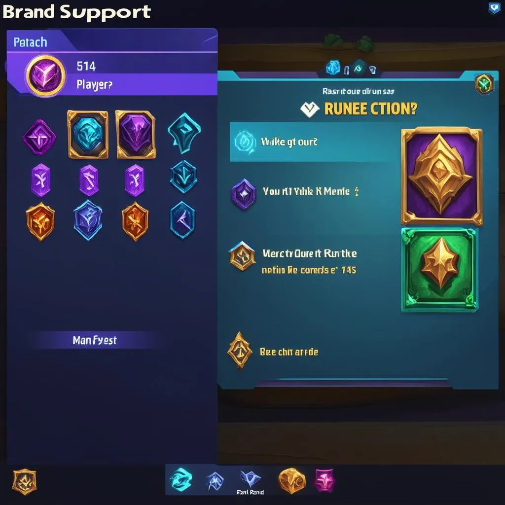 Brand Support runes