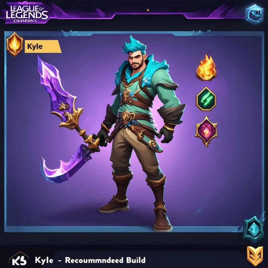 Build Kyle trang bị