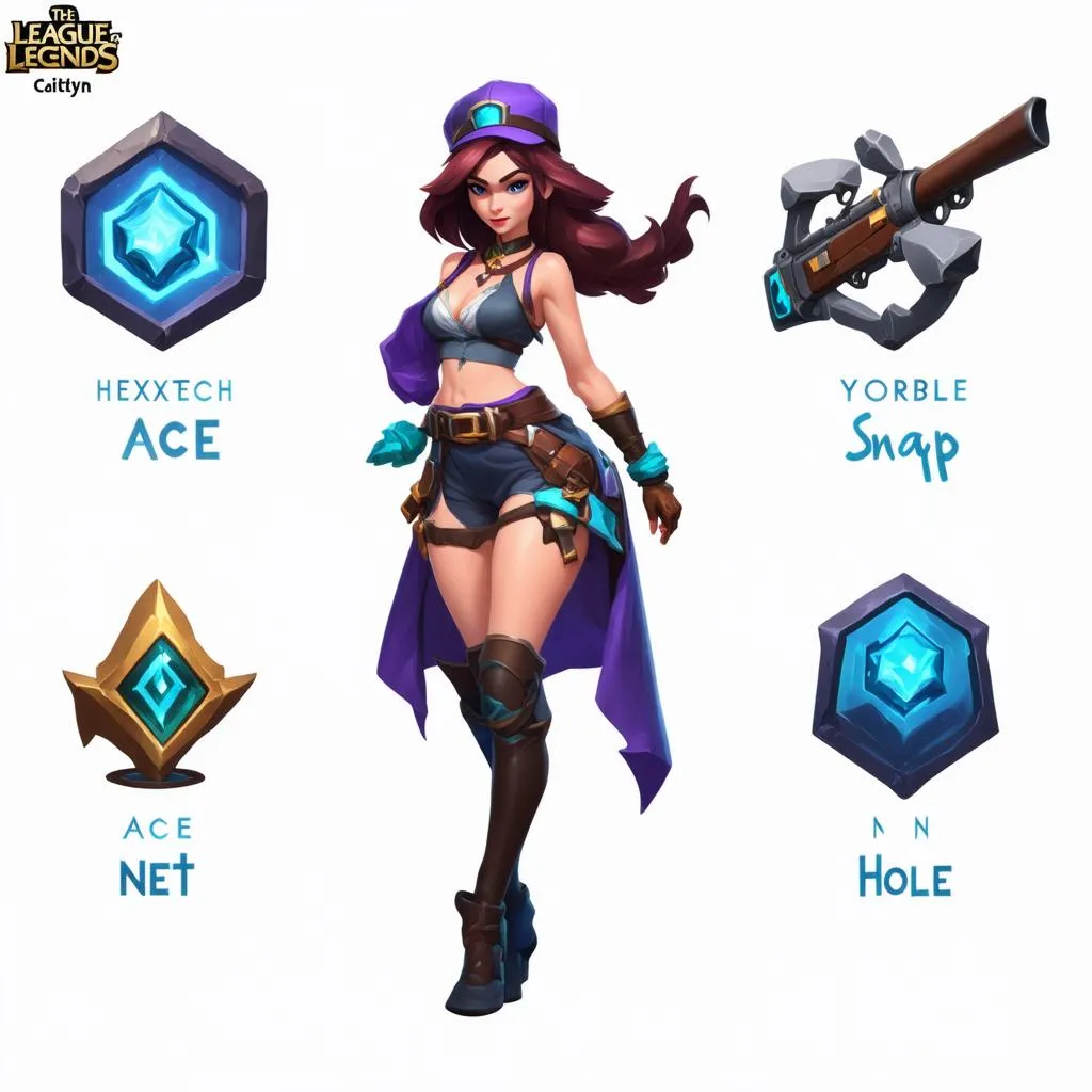 Caitlyn League of Legends abilities