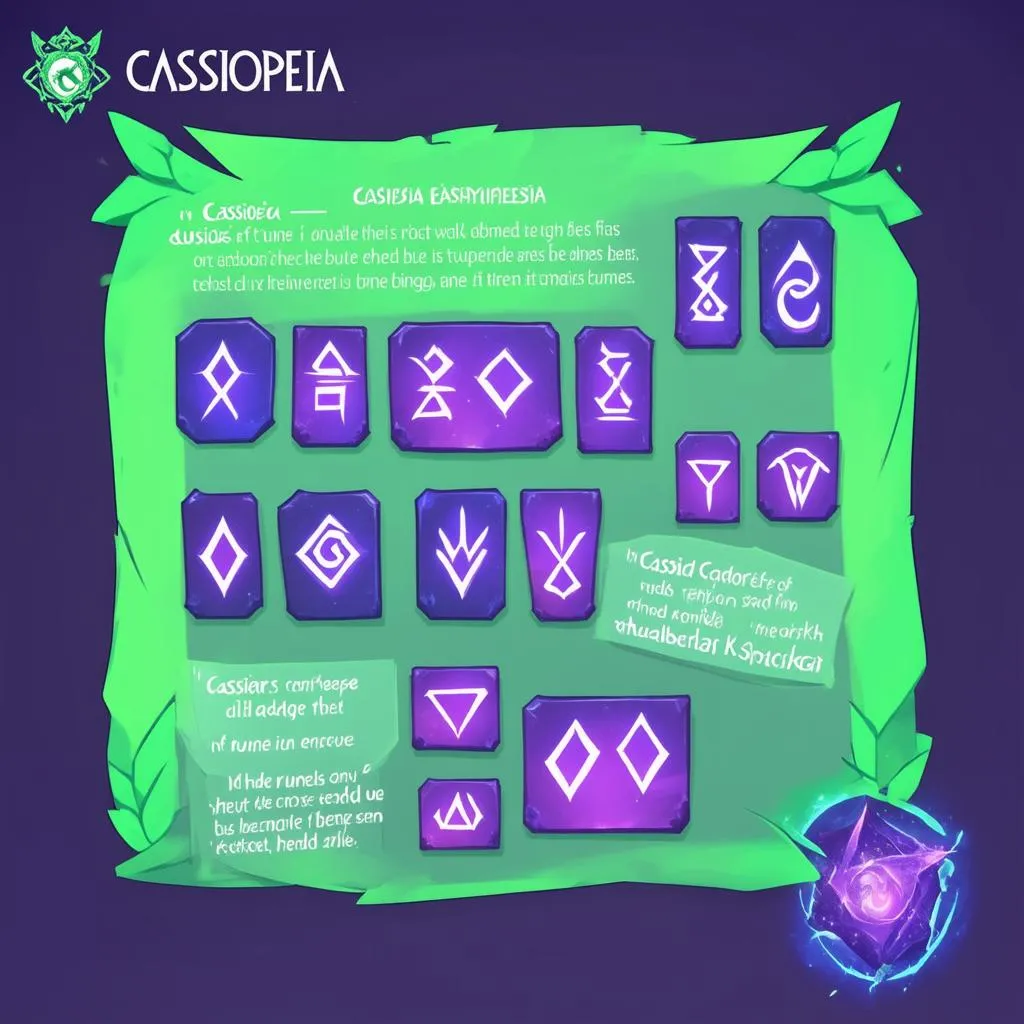 cassiopeia rune guide