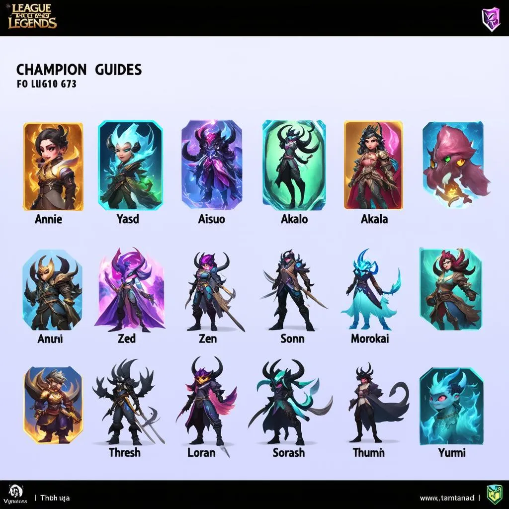 Champion Guides in League of Legends