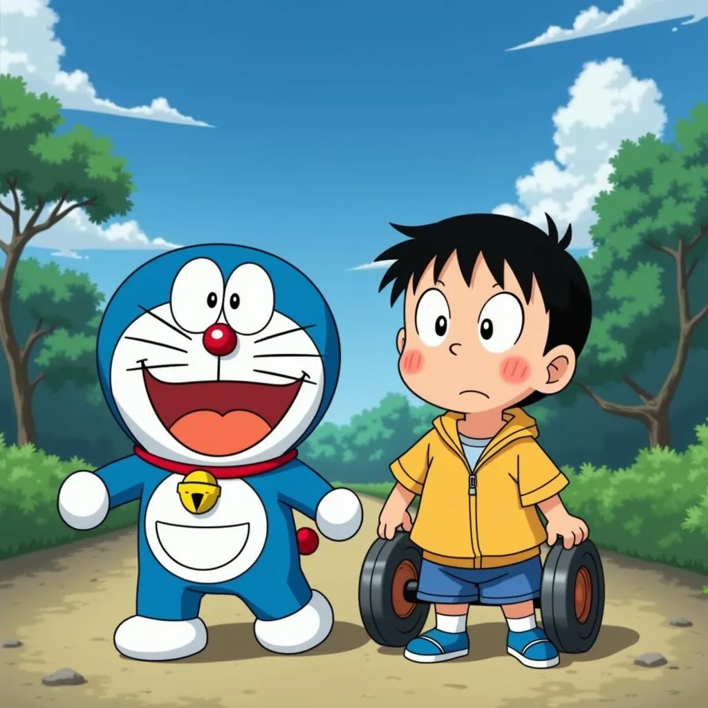 Cỗ máy thời gian Doraemon du hành thời gian