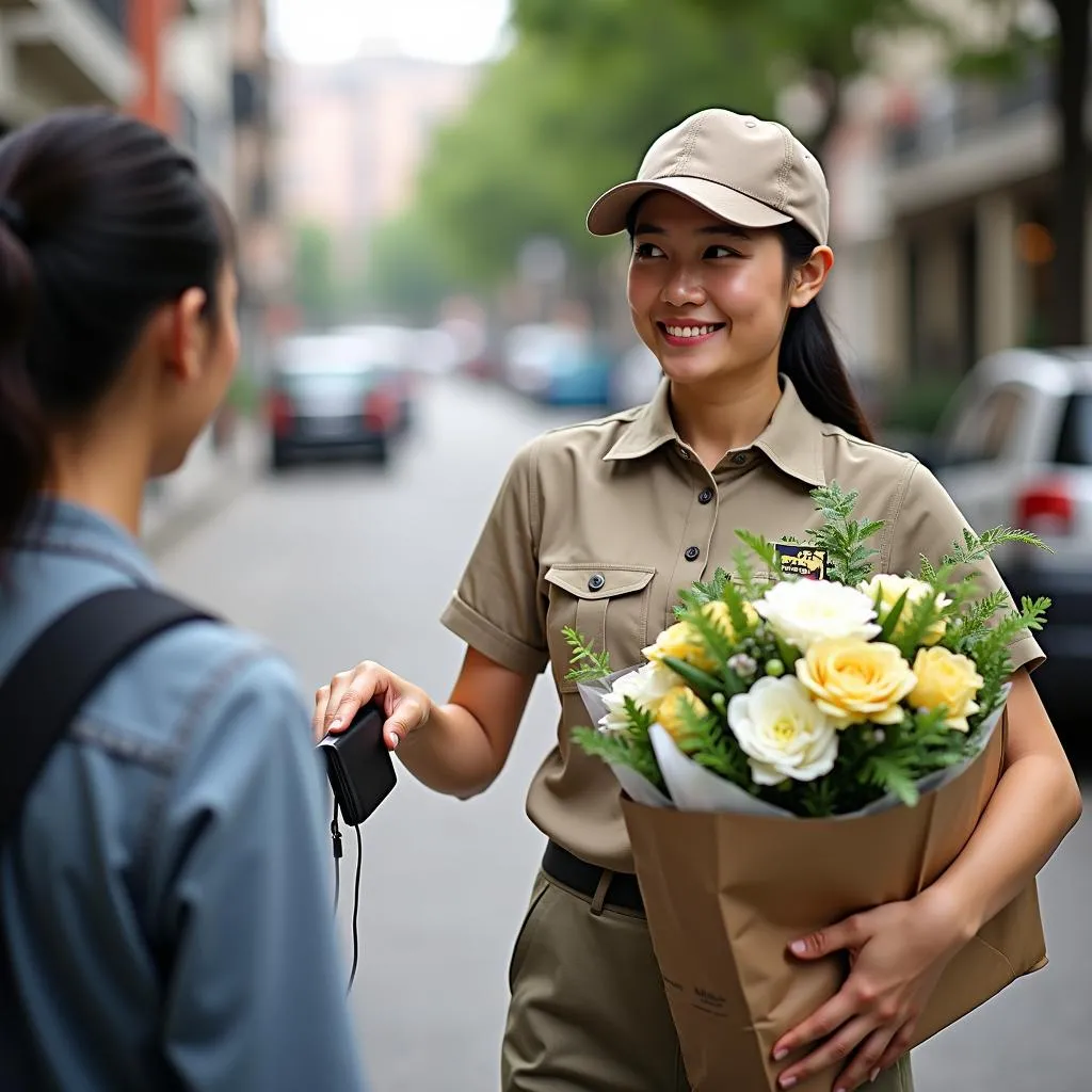 Dịch vụ giao hoa tận nơi của công ty florist Thủ Đức