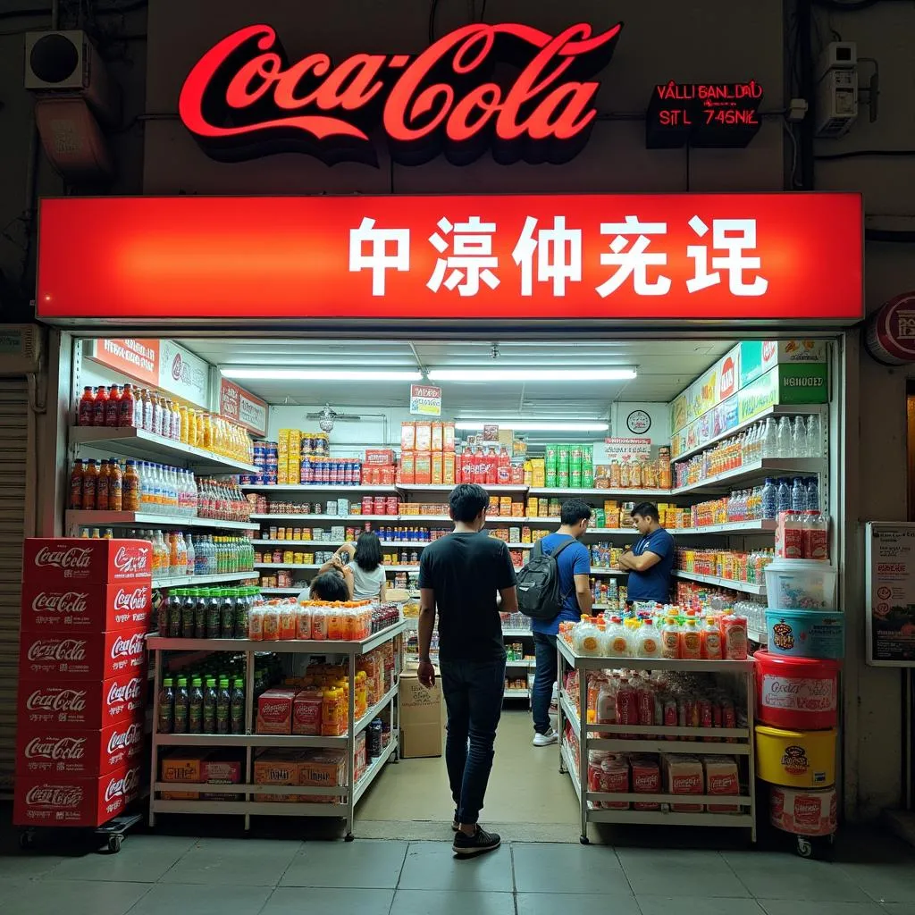 Cửa hàng bán Coca Cola tại Hà Nội