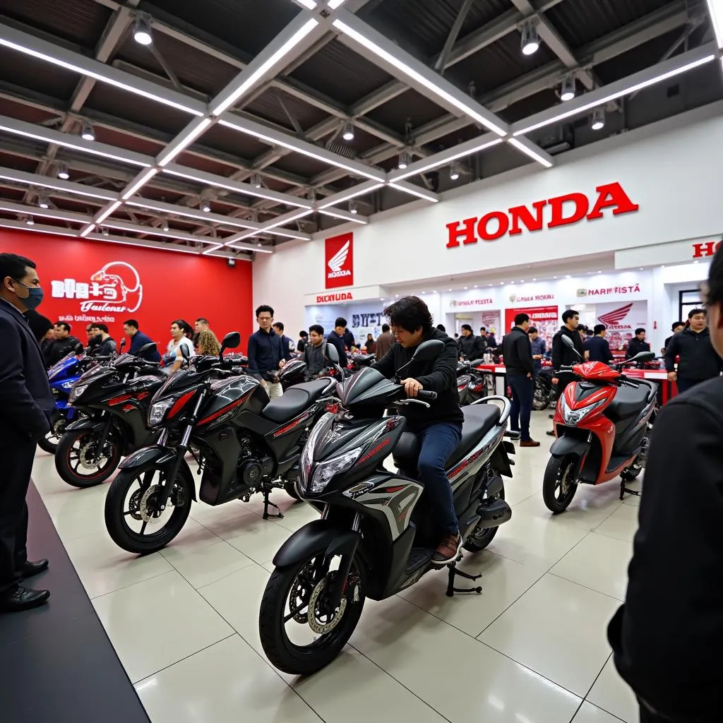 Cửa hàng xe máy Honda tại Hà Nội