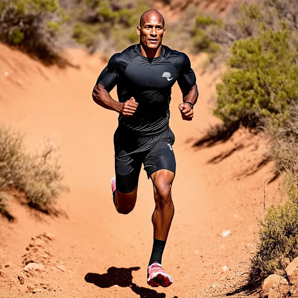 David Goggins running