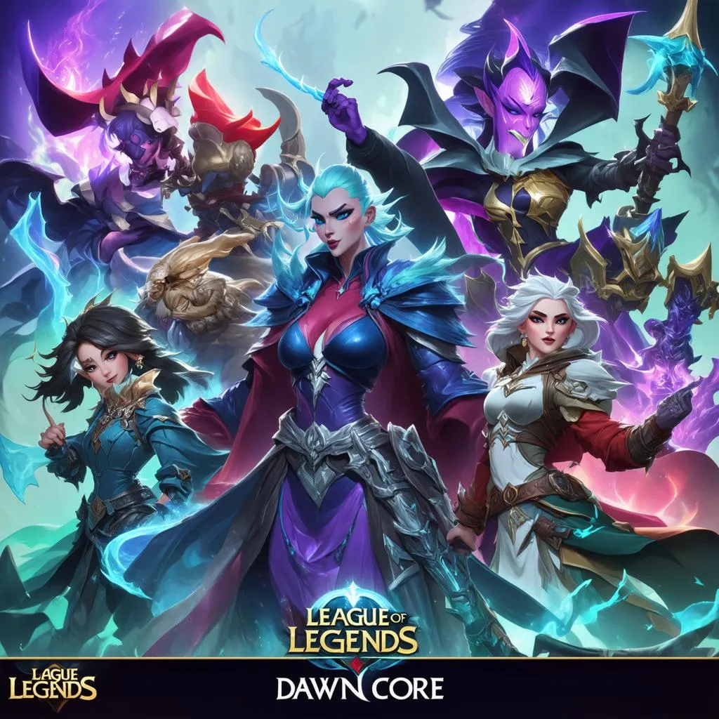 Dawncore League of Legends Characters