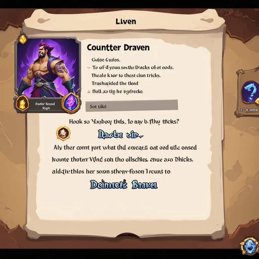 draven-counters-tips