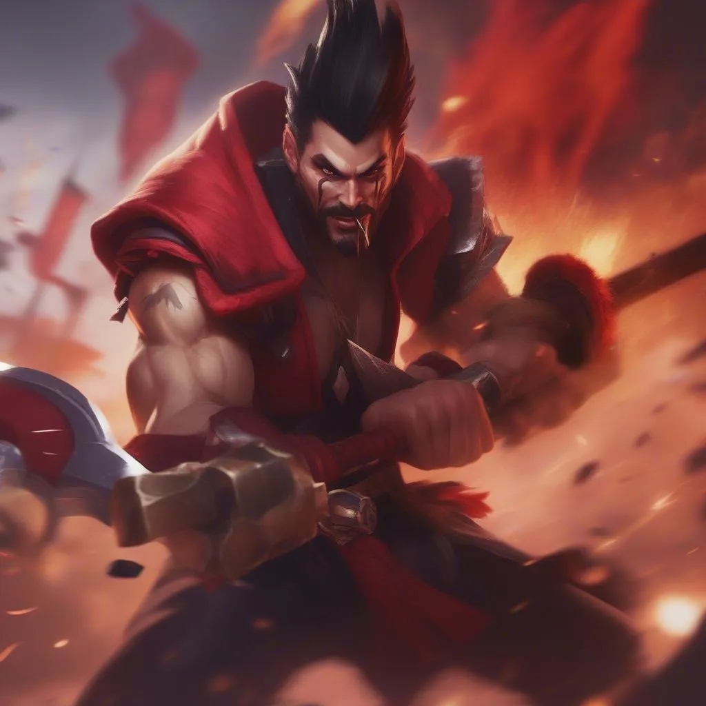 League Draven: Vũ Khí Bất Tử Của Vị Thần Chiến Tranh