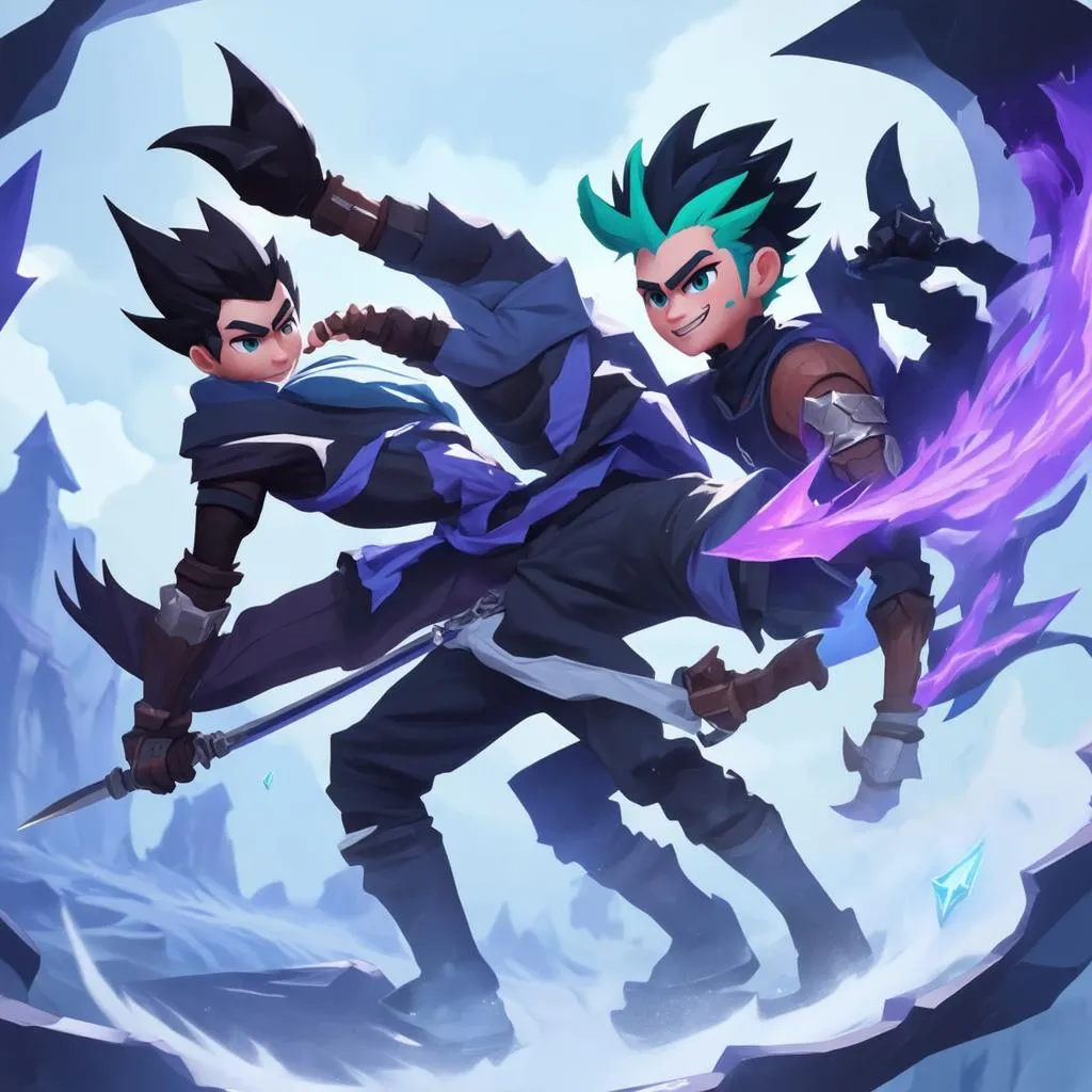 Ekko đối đầu Vayne