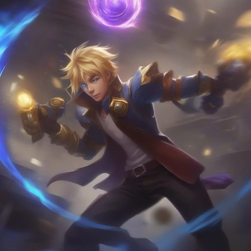 Ezreal ADC farm lính hiệu quả