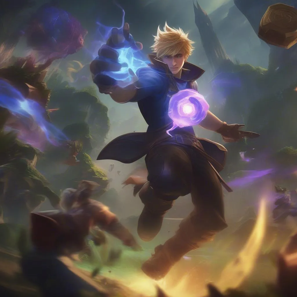 Ezreal trong trận đấu