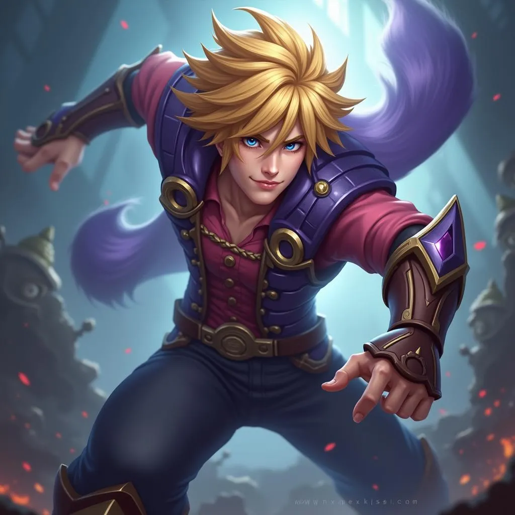 Ezreal trong Nexus Blitz