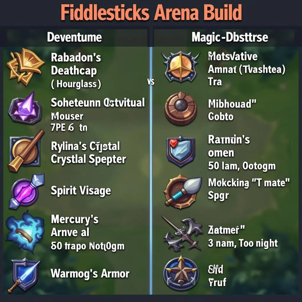 Fiddlesticks Arena Build Trang Bị