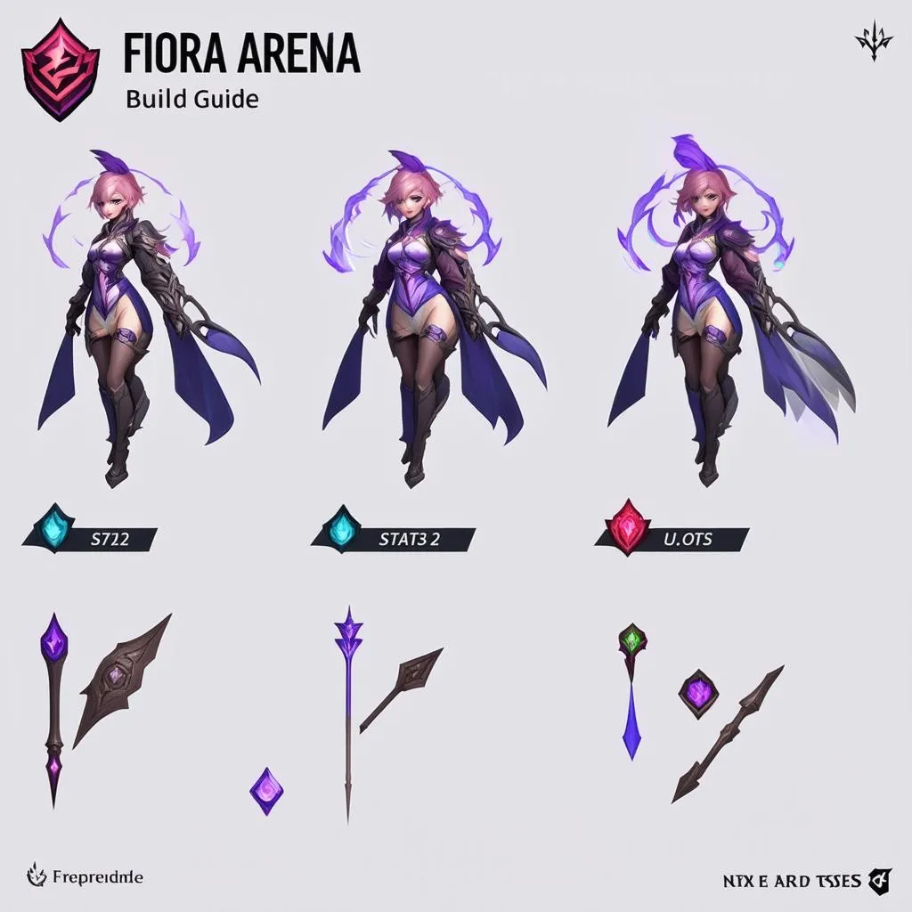 fiora-arena-build-trang-bi