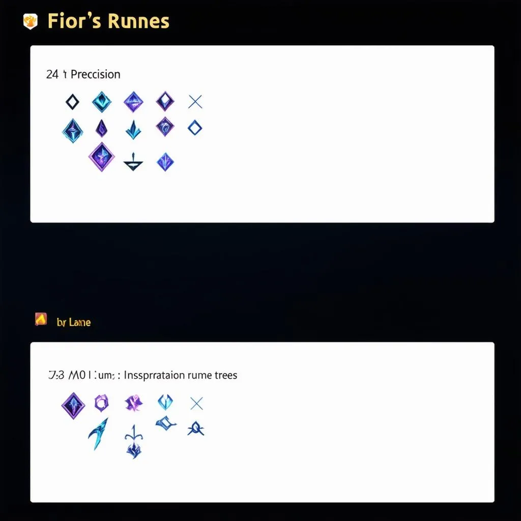 Fiora runes