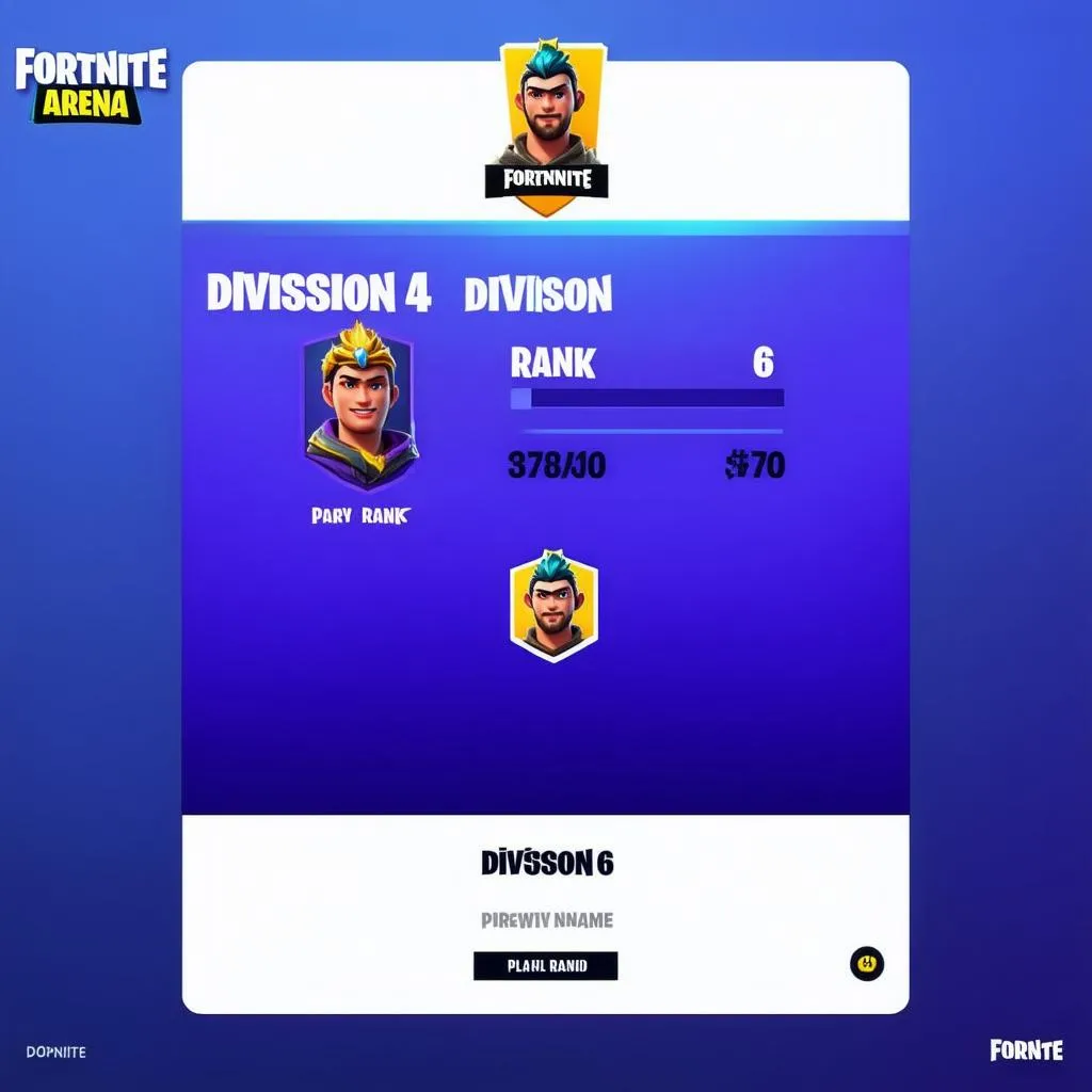 Rank Arena Fortnite