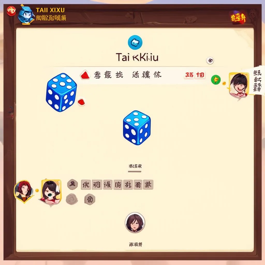 Giao diện Game Tài Xỉu