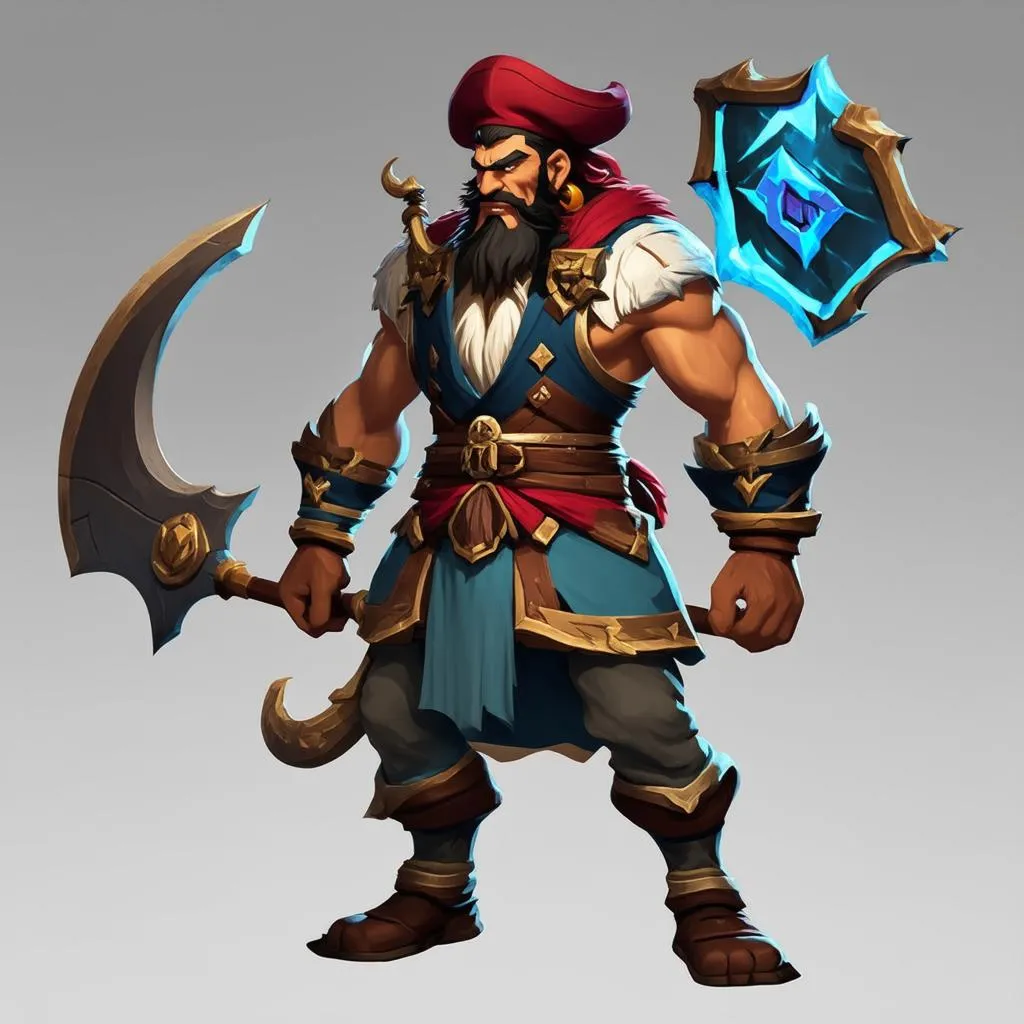 Gangplank build assassin Aram