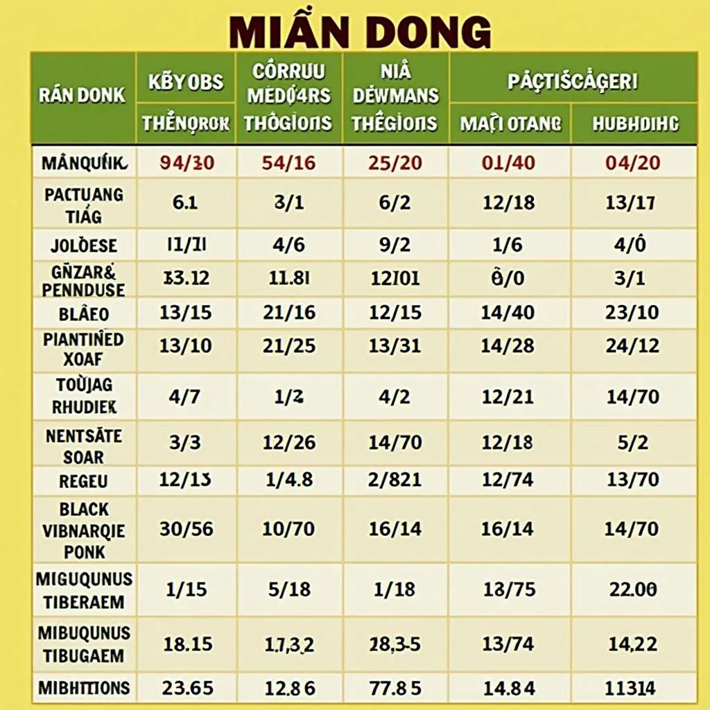 Giá miến dong tại Hà Nội