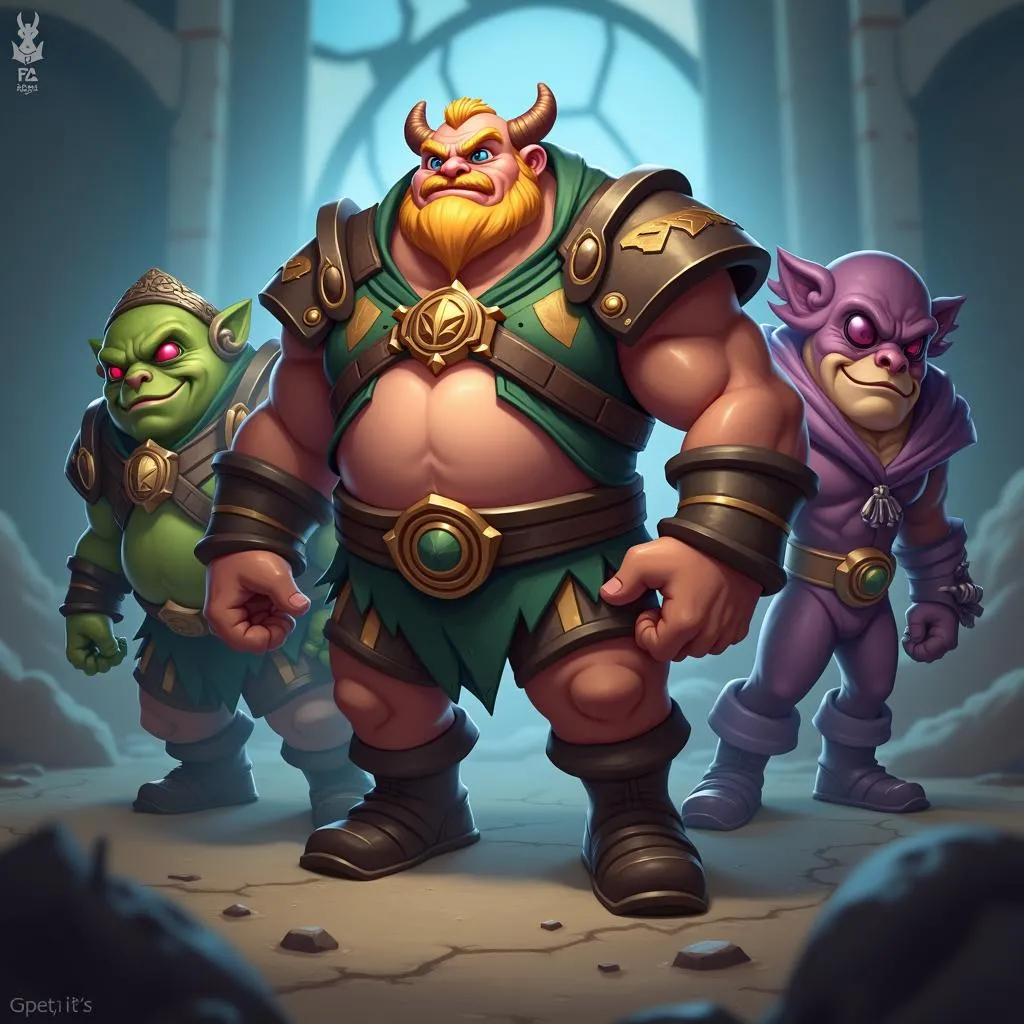 Gragas đứng cùng Malphite, Zac, Amumu