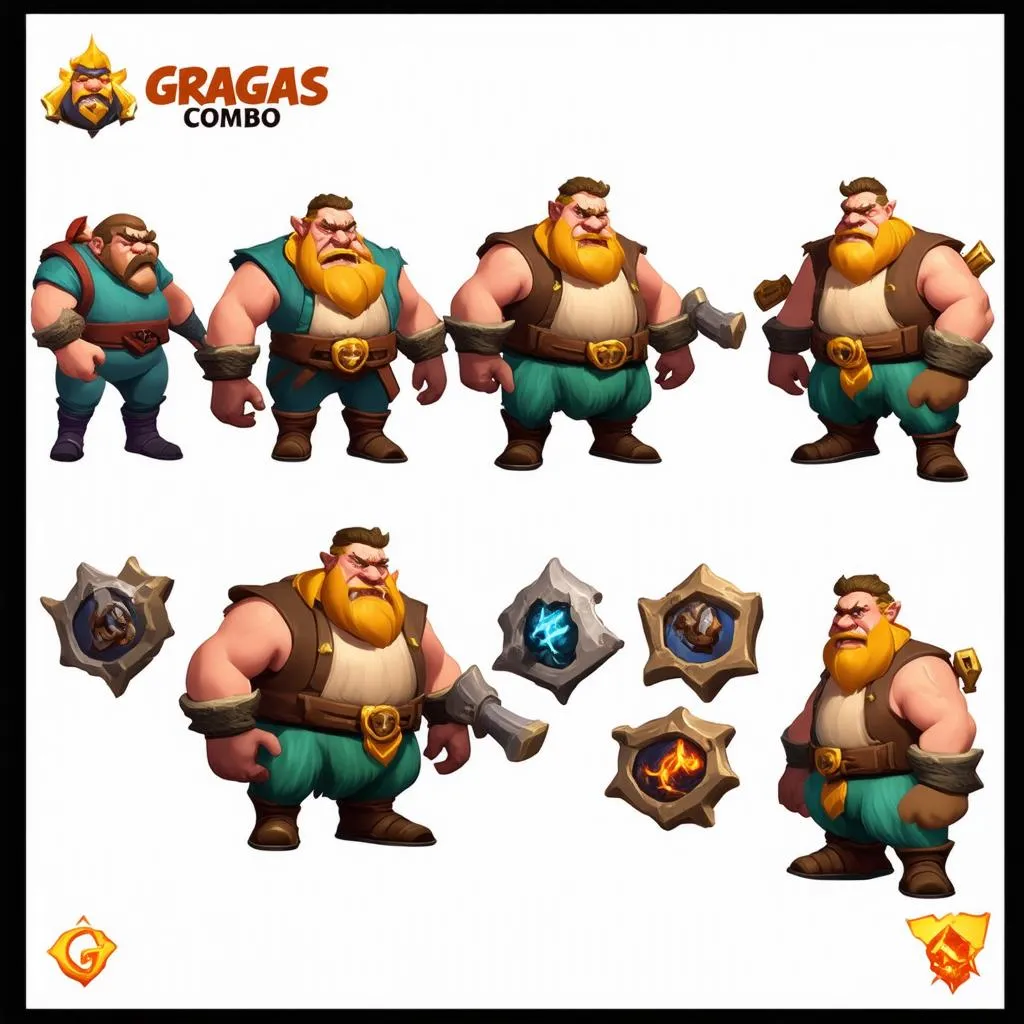 Gragas combo biến thể