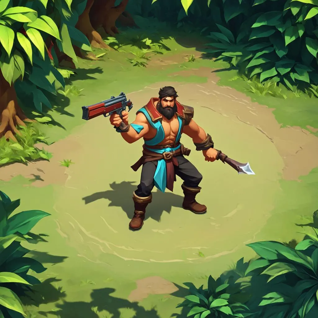 Gameplay Graves Rung trong Liên Minh Huyền Thoại