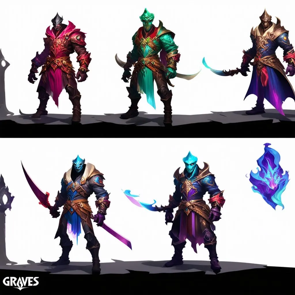 Graves Skins: Bí mật ẩn sau mỗi bộ cánh của Xạ Thủ Bóng Đêm