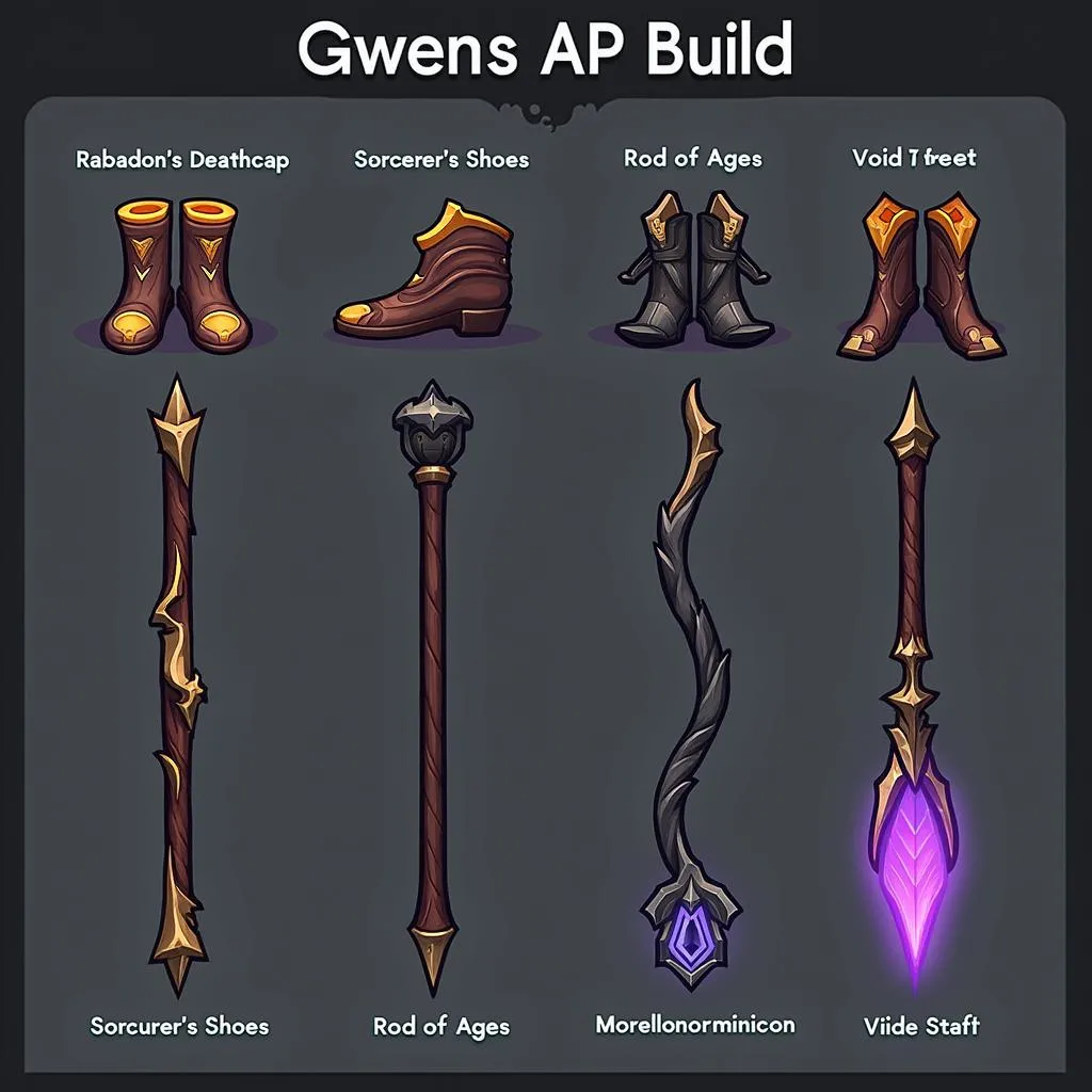 Gwen AP build - Trang bị phép thuật cho Gwen