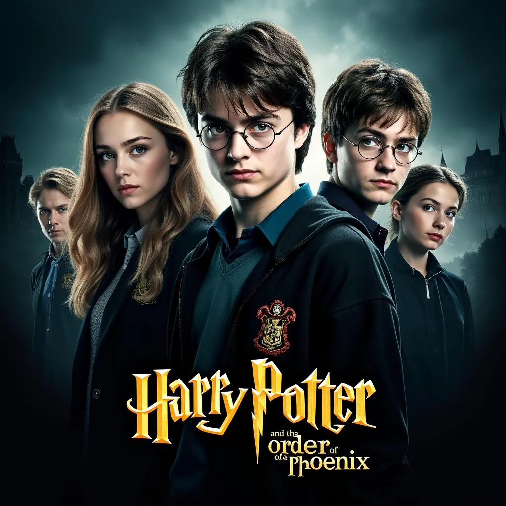 Poster phim Harry Potter và Lưới Hái Tử Thần phần 5