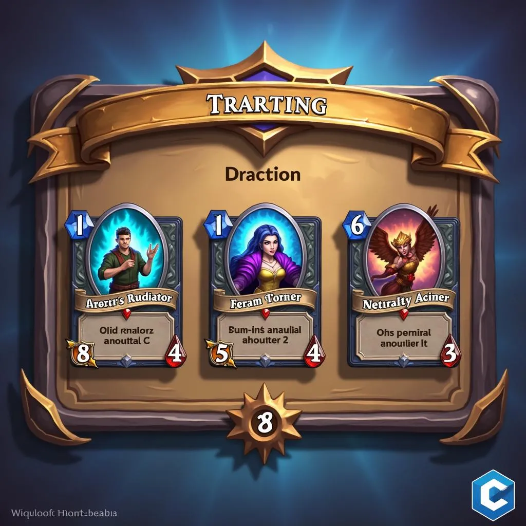 Lựa chọn quân bài trong Hearthstone Arena