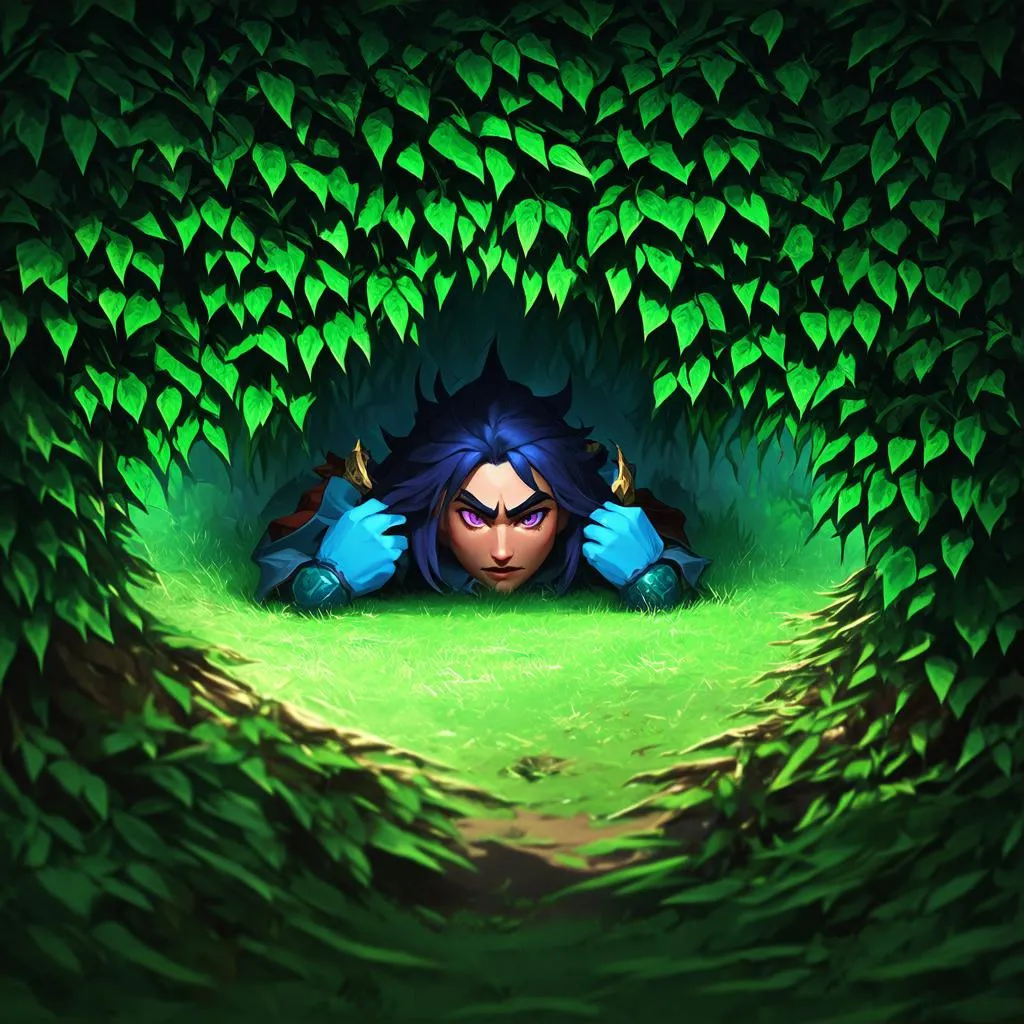 Dota 2 - Hide in Bush