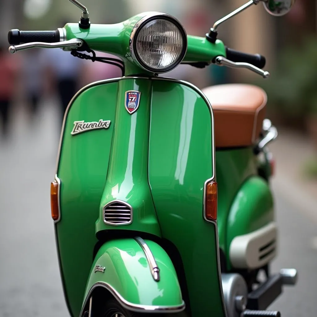 Honda Cub 125 màu xanh lá cây