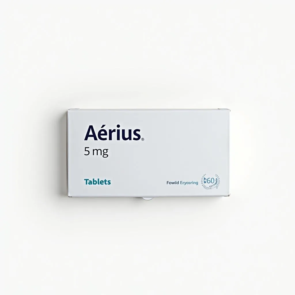 Hộp thuốc Aerius 5mg